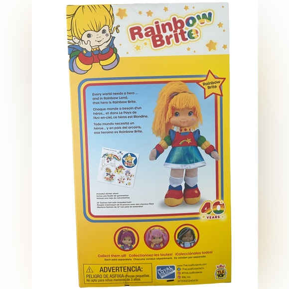 The Loyal Subjects Rainbow Brite 12-Inch Doll. NWT; Unopened in box. Collectible - Picture 8 of 8